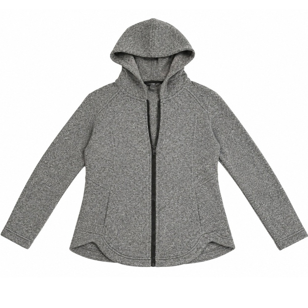 Eddie Bauer Radiator 2.0 Full Zip Fleece Hoodie Jacket Gray Sz S